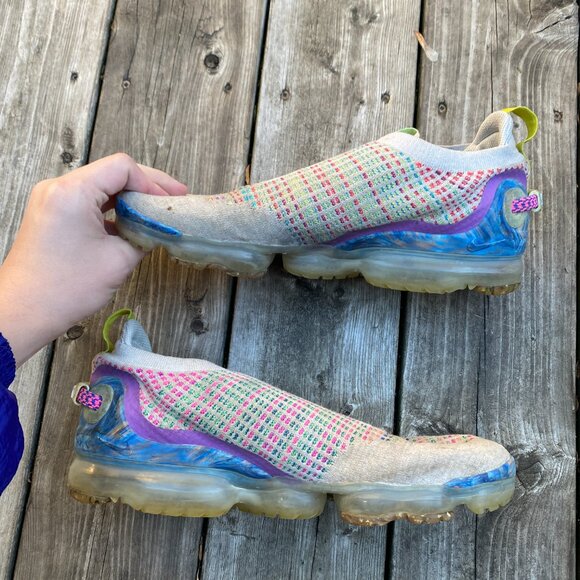 Nike Air Vapormax 2020 Pure Platinum Self Lace Shoes Size 11 - Picture 4 of 9